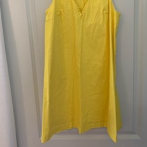 Free people yellow v neck dress